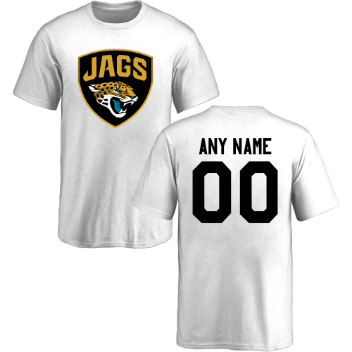 Youth Jacksonville Jaguars Design-Your-Own Short Sleeve Custom NFL T-Shirt->->Sports Accessory